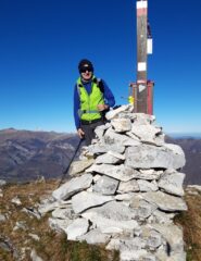 il cippo sulla cima