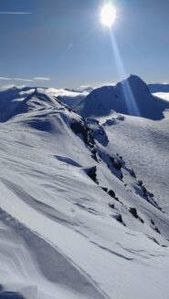 Bivacco Camardella e punta del Rutor.