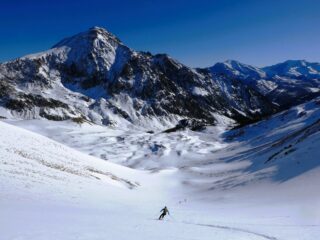 Bella neve dal colletto verso il v. Baisses