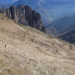 Ripido pendio erboso di salita