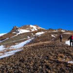 La parte finale della salita.