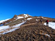 La parte finale della salita.