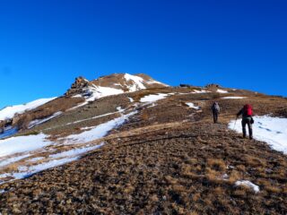 La parte finale della salita.