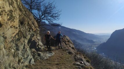 Mulattiera con panorama