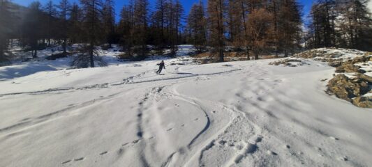 Partoni finali in bella neve morbida