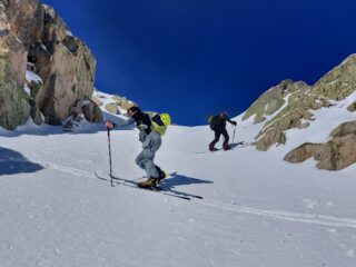 Risalendo il canalone