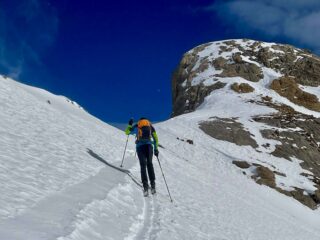 Uscita sulla crete Blanche.