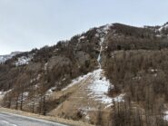 Cascata vista strada