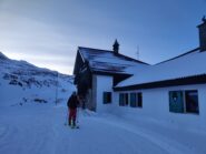 Partenza dal rifugio