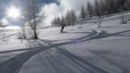 Farina nella parte bassa