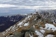 La croce dalla vetta