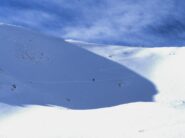 pendio finale prima della spalla nord ovest
