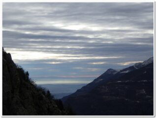 Vista verso la Serra di Ivrea
