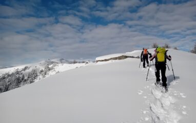 sulla cresta verso il Cornet