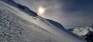 In discesa sulla ONO della cime de Palets