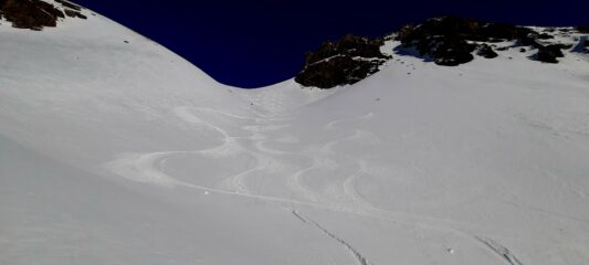 Primaverile splendido ritornando verso la cabane de Viraysse