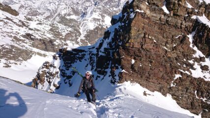 Salendo la vetta di sinistra