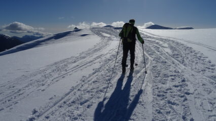 Sul piattone terminale che porta al M.Gera.