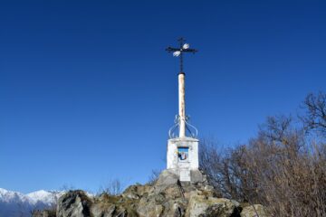 La croce di vetta del M.te Pietraborga.