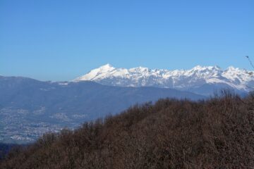 Panorama verso il Rocciamelone dalla Montagnazza.