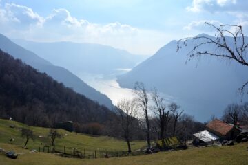 Arrivando all'Alpe Colmenacco.