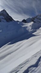 direzione da prendere verso la punta Prosom