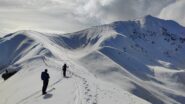 Al termine della salita ripida, verso quota 1900, si accede all'ultimo tratto, più sviluppo e un po' di sali scendi