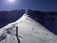 Parte alta della cresta