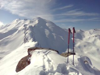 Dalla vetta panorama sulla Tete de Fer