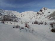 Ingresso altipiano; al centro il Monte Giosolette