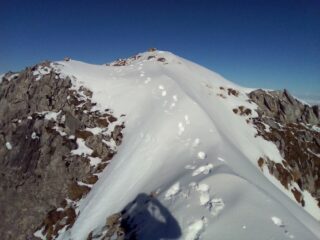 Uscita canale e la cima
