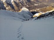 Pendio ovest verso valle