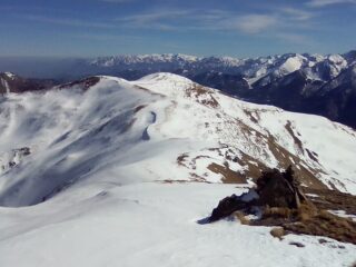 Ometto grande e Colle Morina poco sotto