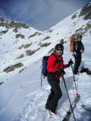 Al colletto di Nana. Versanti sud molto pelati. 