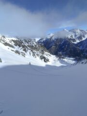 inizio pendio canale dopo parte di spostamento 