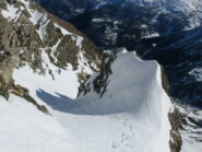 Marco sbuca all'inizio della rampa finale