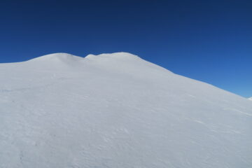 gli ultimi pendii prima della Punta Chaligne