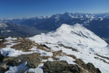 la Punta Chaligne dal Mont de la Tsa