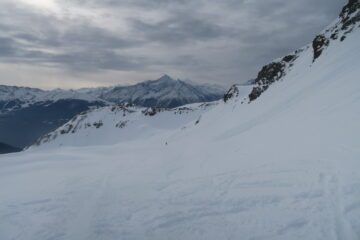 in salita al Monte Rosso
