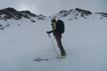 uno sguardo al pendio disceso