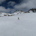 splendida neve primaverile nei versanti esposti al sole
