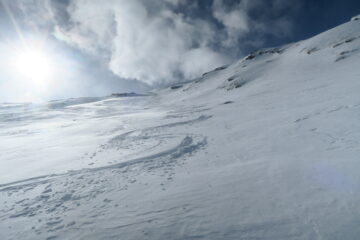 neve ventata ma facilmente sciabile