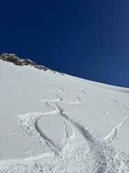 Discesa nel versante Ovest