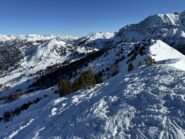 Dalla Fournier vista verso il Corbioun