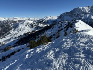 Dalla Fournier vista verso il Corbioun