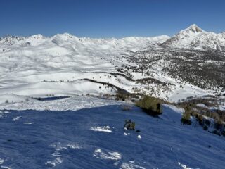 panoramica verso la Saurel e la capanna Mautino