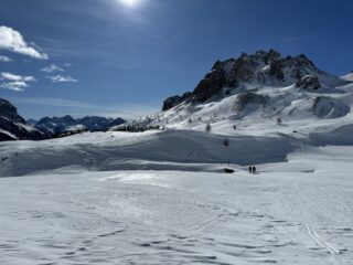 Appena passato il ponticello a q. 2200