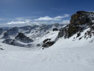All'altezza del Col de Meandes - verso sud-ovest