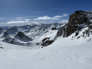 All'altezza del Col de Meandes - verso sud-ovest