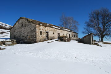 Alla Muanda di Occhieppo; da qui la neve è continua